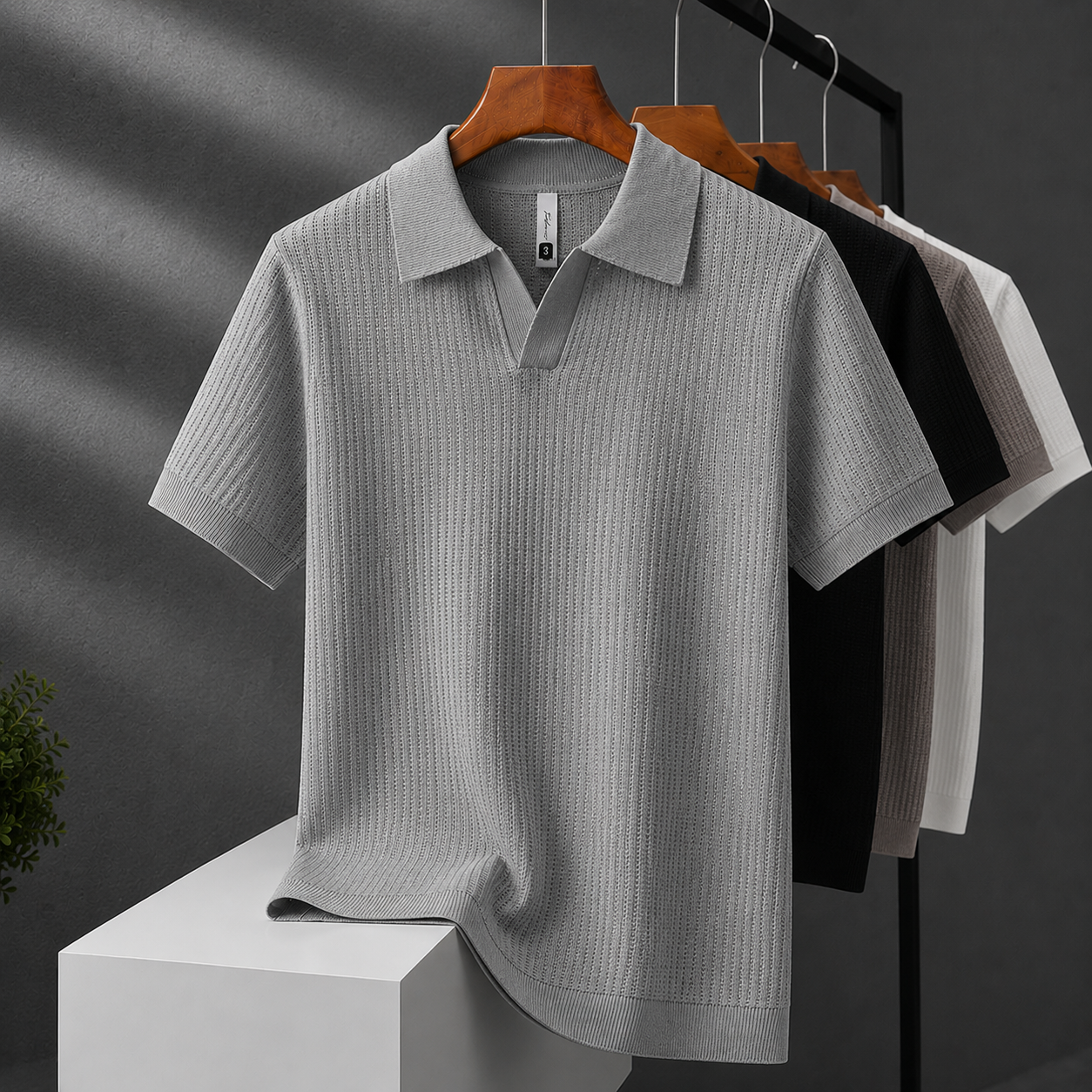 Basik - Monaco Linen Polo | 3-Pack