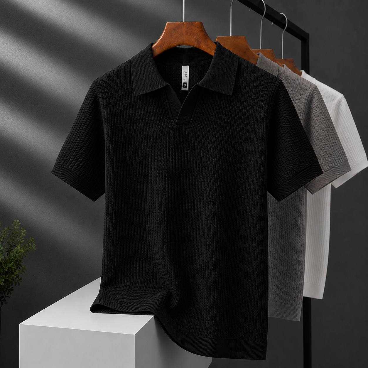 Basik - Monaco Linen Polo | 3-Pack